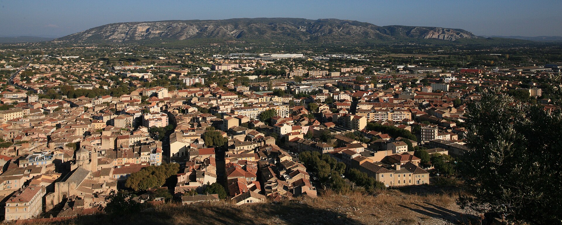 Cavaillon et ses toitures vues depuis Saint-Jacques